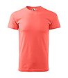 Unisex памучна тениска в цвят корал Elino-0 снимка