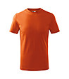 Детска памучна тениска Rey в оранжево-0 снимка