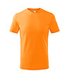 Детска памучна тениска Rey в нюанс на оранжево-0 снимка