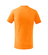 Детска памучна тениска Rey в нюанс на оранжево-1 снимка