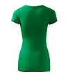 Зелена дамска тениска от памук Glance-1 снимка