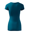 Дамска тениска от памук в цвят петрол Glance-1 снимка