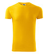 Жълта мъжка памучна тениска Amigo-0 снимка