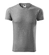 Мъжка памучна тениска в сив меланж Amigo-0 снимка