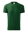 Тъмнозелена unisex тениска от памук Element-0 снимка