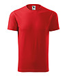 Червена unisex тениска от памук Element-0 снимка