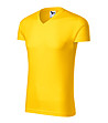 Жълта мъжка тениска от памук Kyle-2 снимка