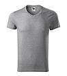 Мъжка тениска от памук в сив меланж Kyle-0 снимка