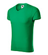 Зелена мъжка тениска от памук Kyle-2 снимка