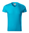 Синя мъжка тениска от памук Kyle-0 снимка