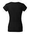 Черна дамска памучна тениска Violana-1 снимка