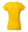 Жълта дамска памучна тениска Violana-1 снимка