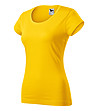 Жълта дамска памучна тениска Violana-2 снимка