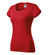 Червена дамска памучна тениска Violana-2 снимка