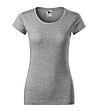 Дамска памучна тениска в сив меланж Violana-0 снимка