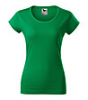 Зелена дамска памучна тениска Violana-0 снимка