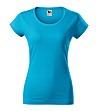 Синя дамска памучна тениска Violana-0 снимка