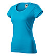 Синя дамска памучна тениска Violana-2 снимка