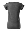 Дамска тениска в черен меланж Alisha-1 снимка