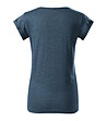 Дамска тениска в меланж на син деним Alisha-1 снимка