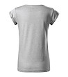 Дамска тениска в сив меланж Alisha-1 снимка