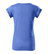 Дамска тениска в син меланж Alisha-1 снимка