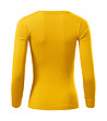 Жълта памучна дамска блуза Fit-T-1 снимка