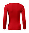 Червена памучна дамска блуза Fit-T-1 снимка