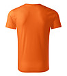 Оранжева мъжка тениска от органичен памук Umber-1 снимка