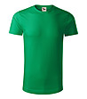 Зелена мъжка тениска от органичен памук Umber-0 снимка