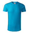 Синя мъжка тениска от органичен памук Umber-0 снимка