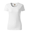 Бяла дамска тениска от органичен памук Kristine-0 снимка