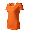Оранжева дамска тениска от органичен памук Kristine-2 снимка