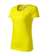 Жълта дамска тениска от органичен памук Kristine-2 снимка