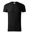 Черна мъжка тениска от органичен памук Native-0 снимка