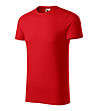 Червена мъжка тениска от органичен памук Native-2 снимка