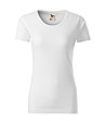 Бяла дамска тениска от органичен памук Native-0 снимка