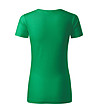 Зелена дамска тениска от органичен памук Native-1 снимка