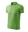 Зелена мъжка блуза с яка Pique-2 снимка