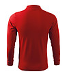 Червена мъжка памучна блуза с дълъг ръкав Single-1 снимка