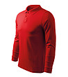 Червена мъжка памучна блуза с дълъг ръкав Single-2 снимка