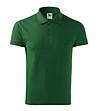 Памучна мъжка тъмнозелена блуза Heavy-0 снимка