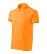 Памучна мъжка оранжева блуза Heavy-2 снимка
