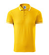 Жълта мъжка блуза с контрастни кантове Urban-0 снимка