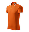 Оранжева мъжка блуза с контрастни кантове Urban-2 снимка