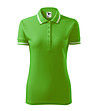 Светлозелена дамска блуза с контрастни кантове Urban-0 снимка