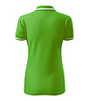 Зелена дамска блуза с контрастни кантове Urban-1 снимка