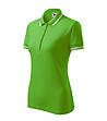 Зелена дамска блуза с контрастни кантове Urban-2 снимка
