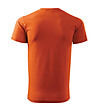 Мъжка памучна тениска в оранжево Basic-1 снимка