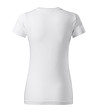 Дамска памучна тениска в бяло Basic-1 снимка